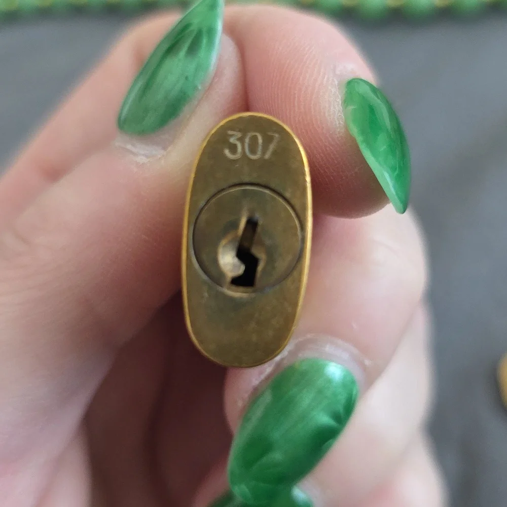 Louis Vuitton Gold-Tone Lock And Key # 307